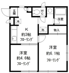 サニーコート桧木 G棟の物件間取画像